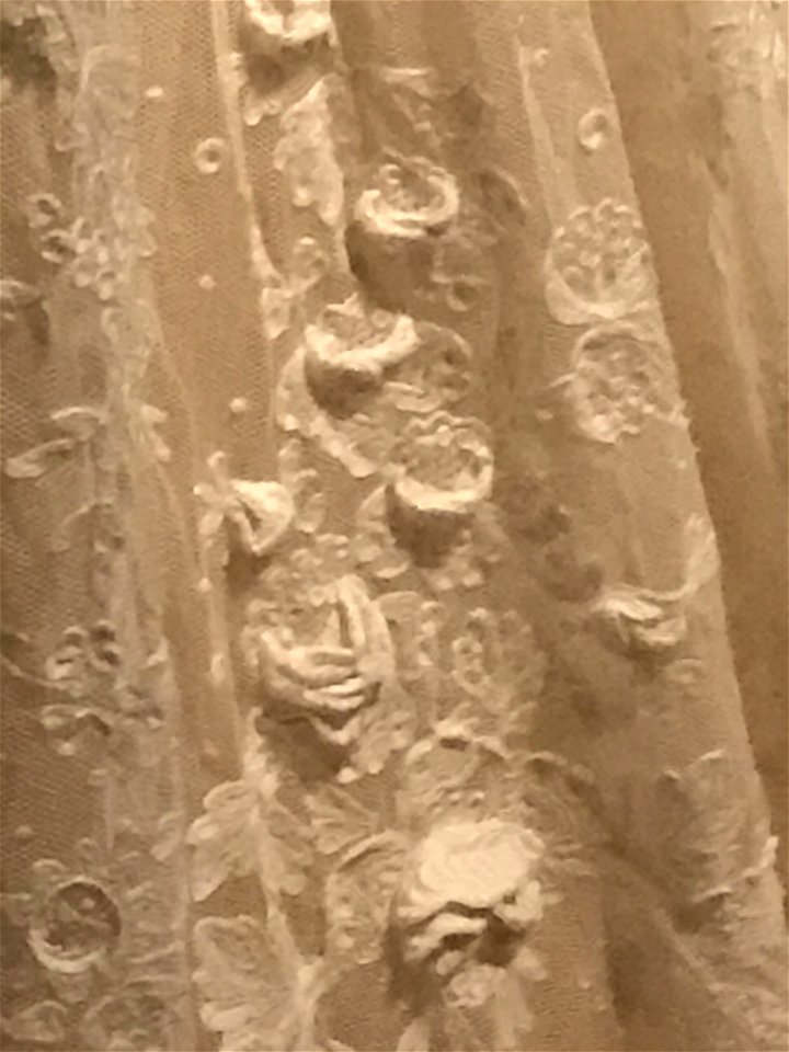 1911 wedding dress of A.M. Pavlova, née Usova (appliqué)