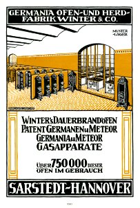 1911-04-20 Illustrirte Zeitung S. 0031 S. XXXI, Germania Ofen- und Herdfabrik Winter & Co. Sarstedt-Hannover, Änne Koken