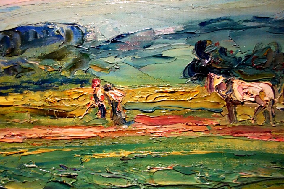 Slevogt View of Landau (detail)