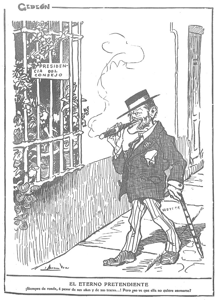 1911-08-20, Gedeón, El eterno pretendiente, Medina Vera