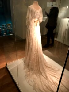 1911 wedding dress of A.M. Pavlova, née Usova (back)