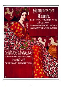 1911-04-20 Illustrirte Zeitung S. 0008 S. VIII Hannoverscher Curier Gebrüder Jänecke, Künstlersignatur AS