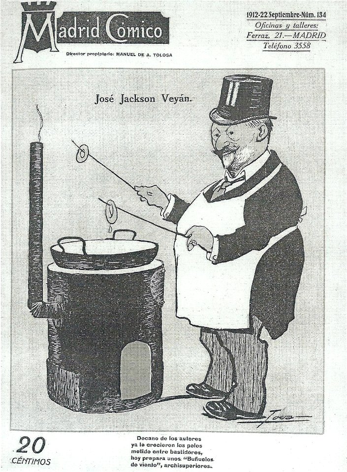 1912-09-22, Madrid Cómico, José Jackson Veyán, Tovar