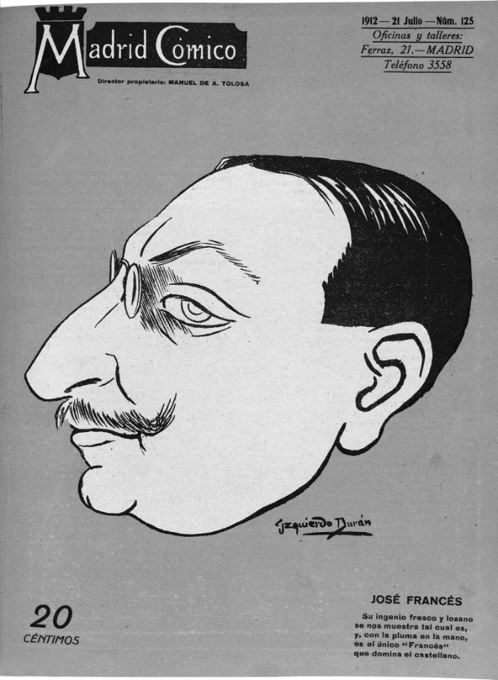 1912-07-21, Madrid Cómico, José Francés
