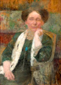 Olga Boznańska 1913 Portret kobiety 11