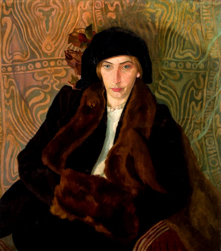 Stanisław Ignacy Witkiewicz - Portret Eugenii Dunin-Borkowskiej 1912