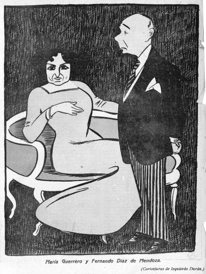 1912-11-30, Madrid Cómico, María Guerrero y Fernando Díaz de Mendoza