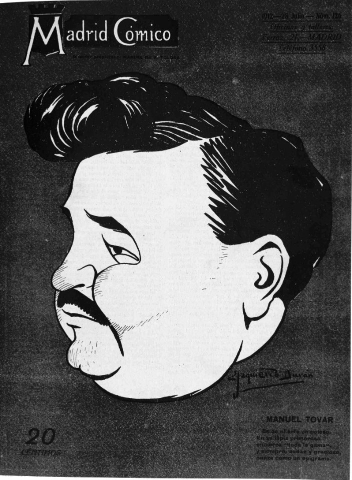 1912-07-28, Madrid Cómico, Manuel Tovar