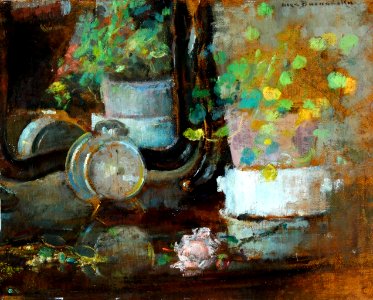 Olga Boznańska - Martwa natura z budzikiem