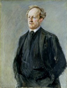 Max Liebermann - Porträt des Dichters Gerhart Hauptmann