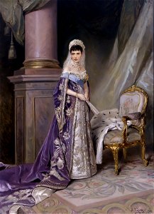 Maria Fedorovna by V.Makovskiy (1912, Russian museum)