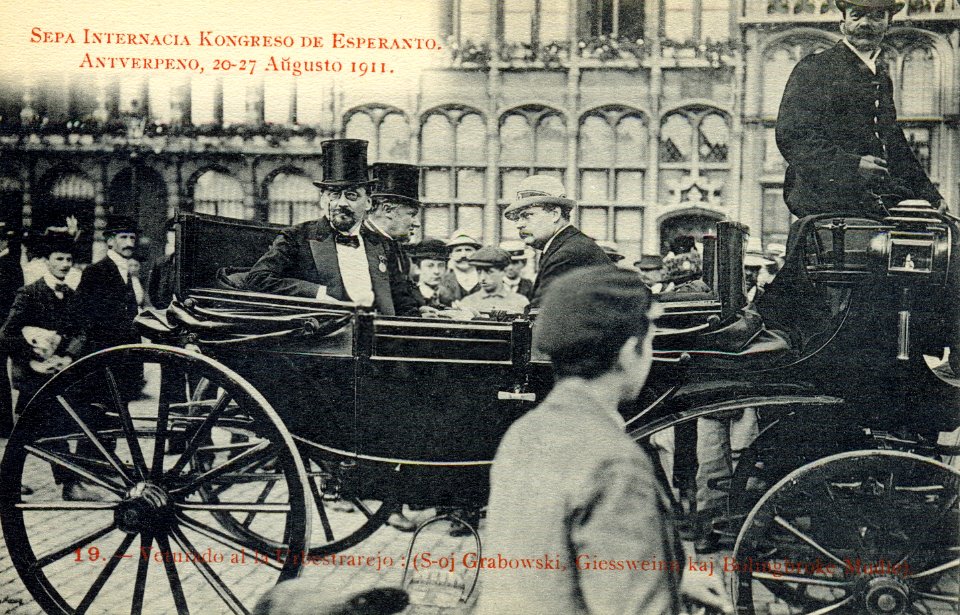 1911 Sepa Universala Kongreso Antverpeno Grabowski