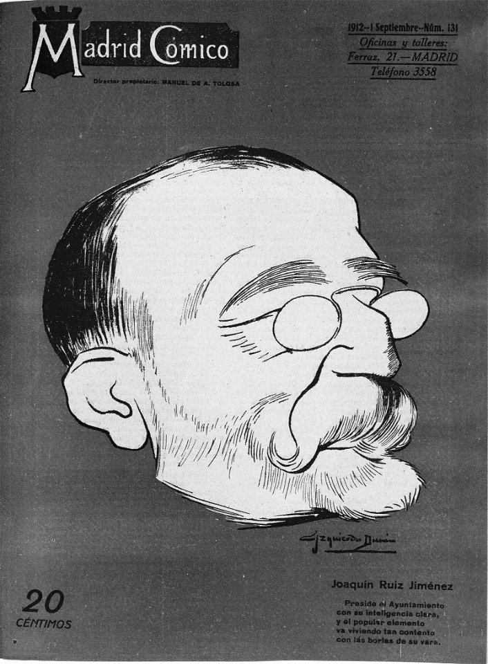1912-09-01, Madrid Cómico, Joaquín Ruiz Jiménez