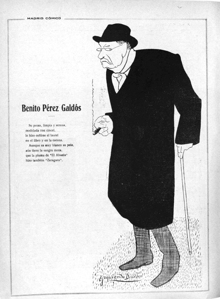 1912-11-10, Madrid Cómico, Benito Pérez Galdós