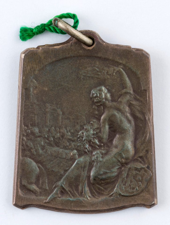 1914-1918 L'Union Fait La Force, medal by Jacques Marin (1877-1950), Belgium, 1918, Coins and Medals Department of the Royal Library of Belgium, 2Lef83 - 48 (recto)