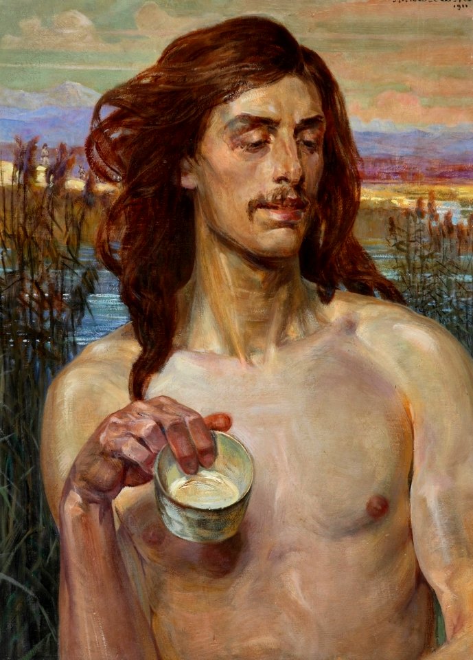 Jacek Malczewski - Święty Jan Chrzciciel 1911