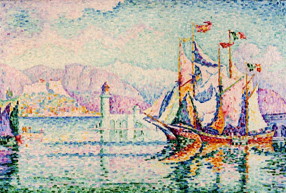 Paul Signac - Antibes - Morning - Google Art Project