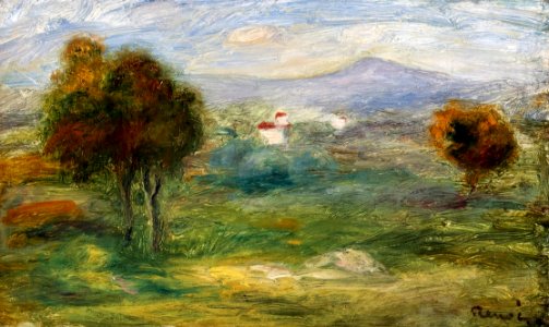 Renoir Landscape near Cros-de-Cagnes