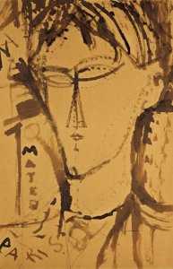 1915, Modigliani, Mateo. Free illustration for personal and commercial use.