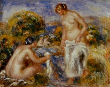 Pierre-Auguste Renoir - Femmes au bain