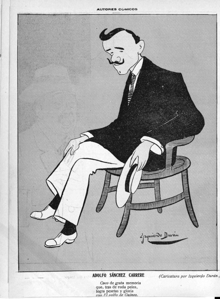 1912-11-30, Madrid Cómico, Adolfo Sánchez Carrere
