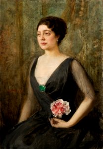 Teodor Axentowicz - Portret Izabeli Szembekowej