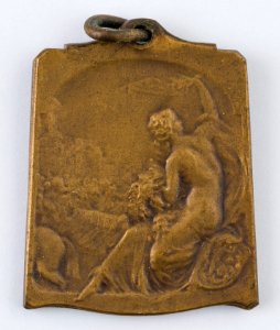 1914-1918 L'Union Fait La Force, medal by Jacques Marin (1877-1950), Belgium, 1918, Coins and Medals Department of the Royal Library of Belgium, 2Lef83 - 49 (recto)