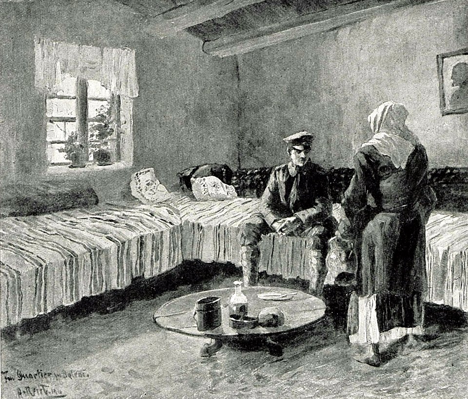 1916 - Albert Reich - Arges, interior de casa taraneasca p45