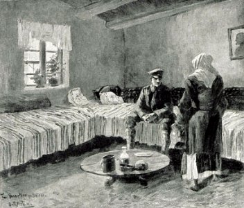 1916 - Albert Reich - Arges, interior de casa taraneasca p45