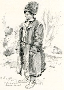 1916 - Albert Reich - Batalia de la Ramnicu Sarat, prizonier rus - cazac-tatar p52