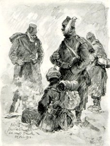 1916 - Albert Reich - generic, soldati austro-ungari dintr-un regiment bosniac p37