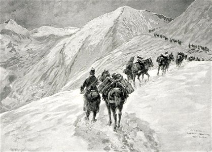 1916 - Albert Reich - Muntii Fagaras, Corpul Alpin german pe urcusul dintre varfurile Suru si Negoiu p29