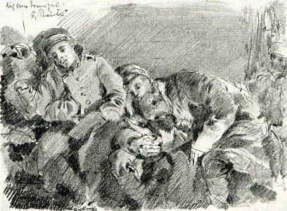 1916 - Albert Reich - generic, Odihna pe timpul transportului p5