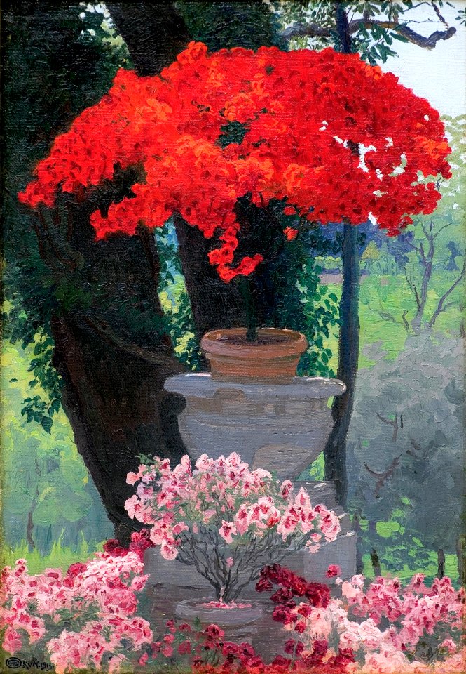 Edward Okuń - Villa Borghese. Giardino del Lago
