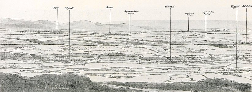 1916 - Albert Reich - Magura Odobestilor, vedere panoramica p75
