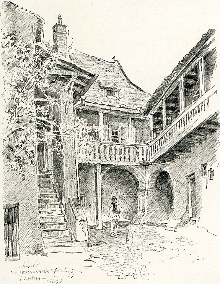 1916 - Albert Reich - Sibiu, casa veche p12