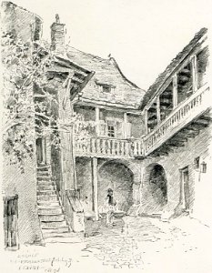 1916 - Albert Reich - Sibiu, casa veche p12