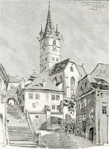 1916 - Albert Reich - Sibiu, Biserica evanghelica p6