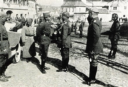 1916 - Albert Reich - Transilvania, intalnire arhiducele Carol cu generalul Kraft la Cisnadie p12