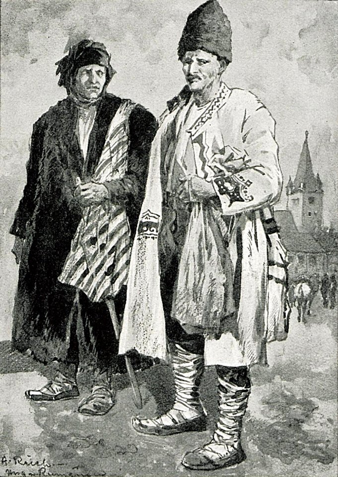1916 - Albert Reich - Transilvania, tarani romani din Transilvania, Sibiu p10