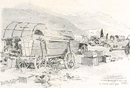 1916 - Albert Reich - Turnu Rosu, echipament abandonat de trupele romane p18