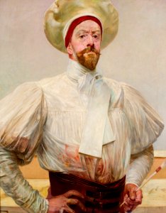 Malczewski Jacek Autoportret w bialym