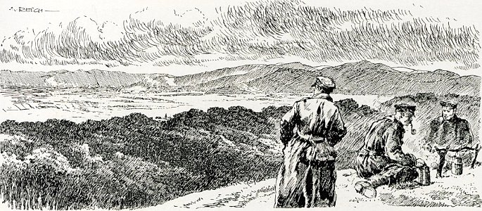 1916 - Albert Reich - Muntii Cibin vazuti de la Orlat p15