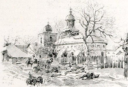 1916 - Albert Reich - Vrancea, biserica din Urechesti p62