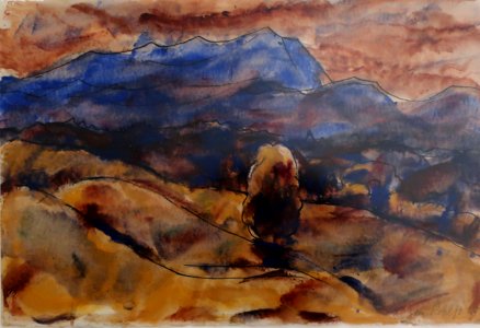 1916 Rohlfs Landschaft