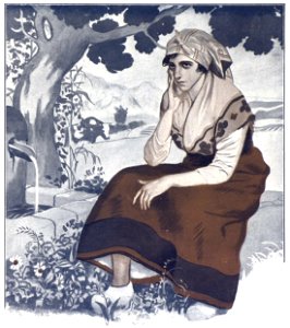 1916-05-13, La Esfera, Pasiega de Valvanuz, Medina Vera. Free illustration for personal and commercial use.