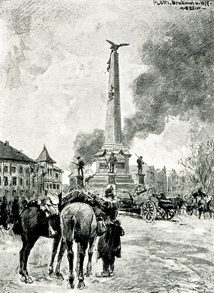 1916 - Albert Reich - Ploiesti, Monumentul independentei p51