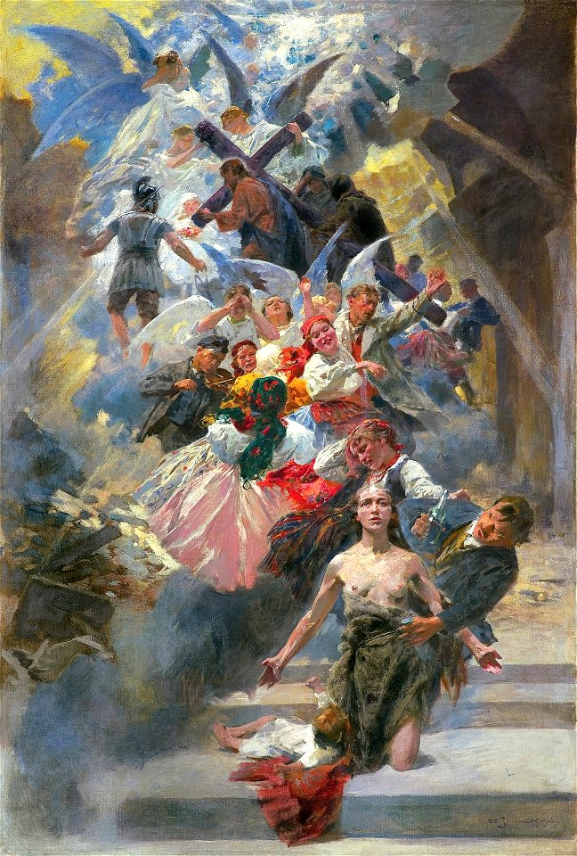 Zdzisław Jasiński - Alegoria. Polska 1916