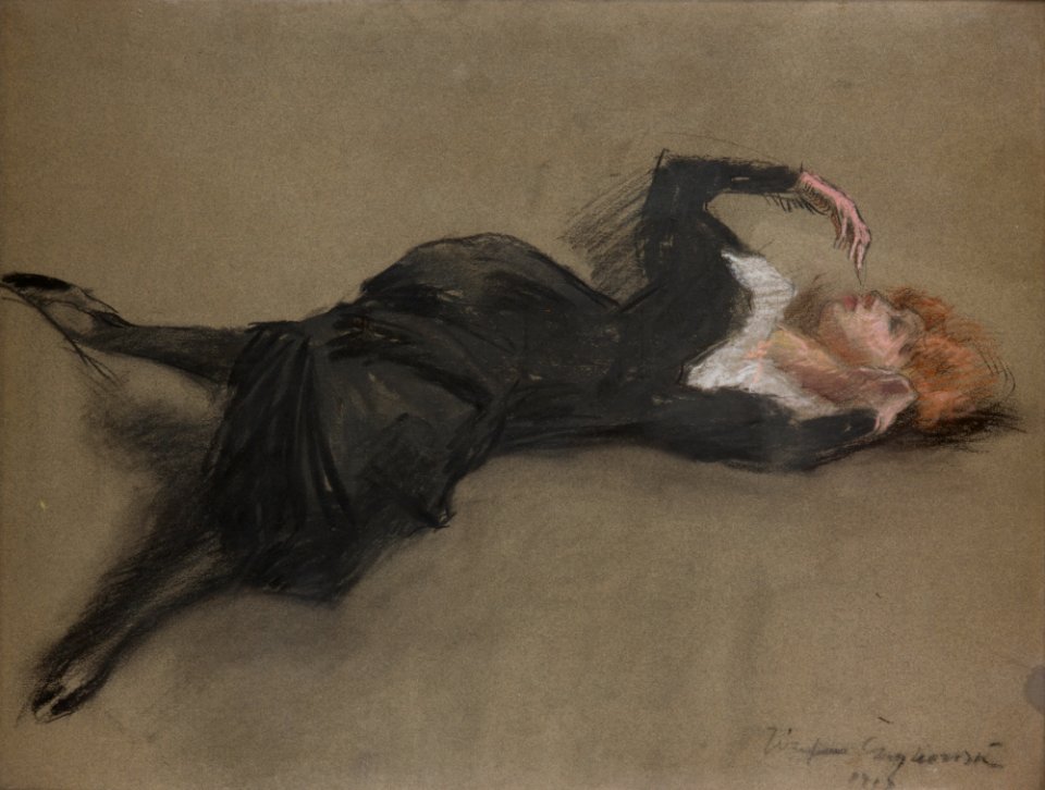 Józef Czajkowski - Leżąca 1917
