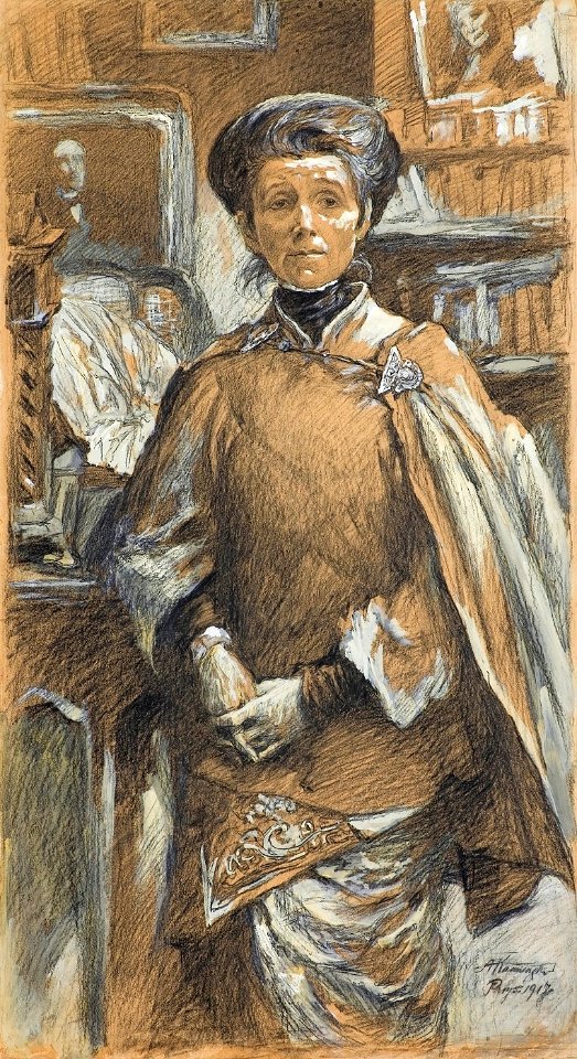 Antoni Kamieński - Portret Olgi Boznańskiej 1917